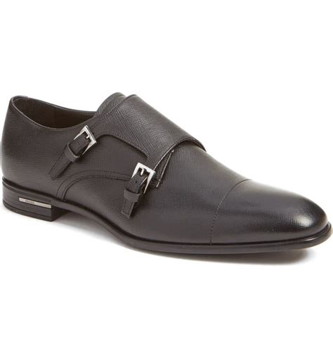 prada fabric monk shoes